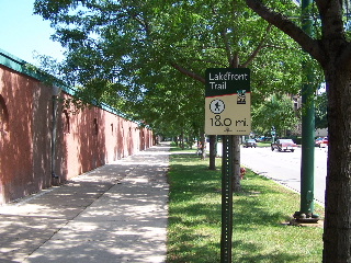 The southern end of the Chicago Lakefront Trail